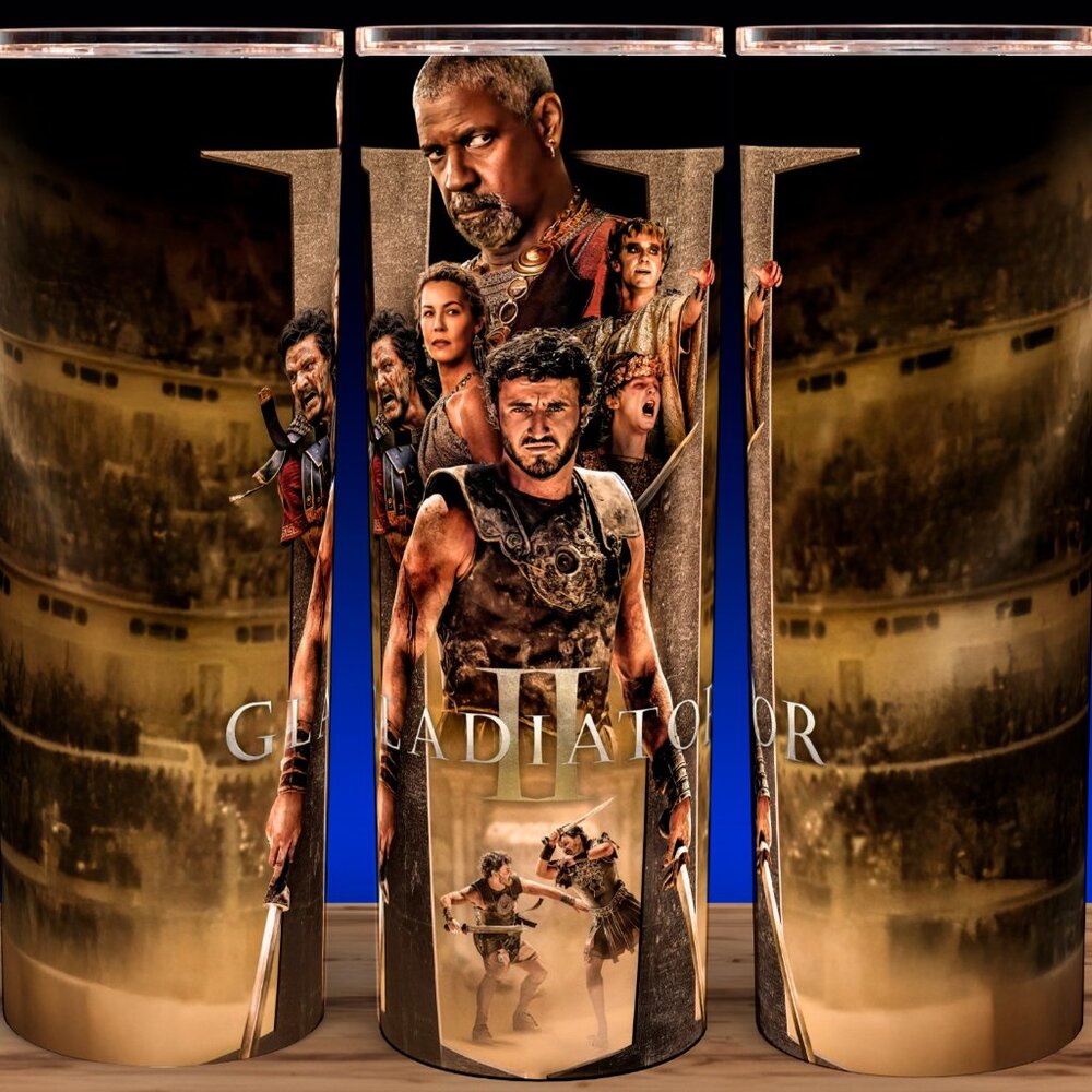 Gladiator 2 Maximus Action Movie Cup Mug Tumbler 20oz